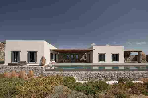 Villa Mandra: una elegante y minimalista villa en Mykonos